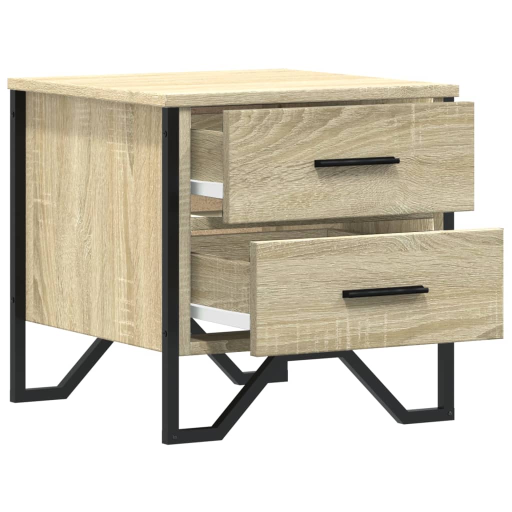 Bedside Cabinet Sonoma Oak 40x41x40 cm Engineered Wood