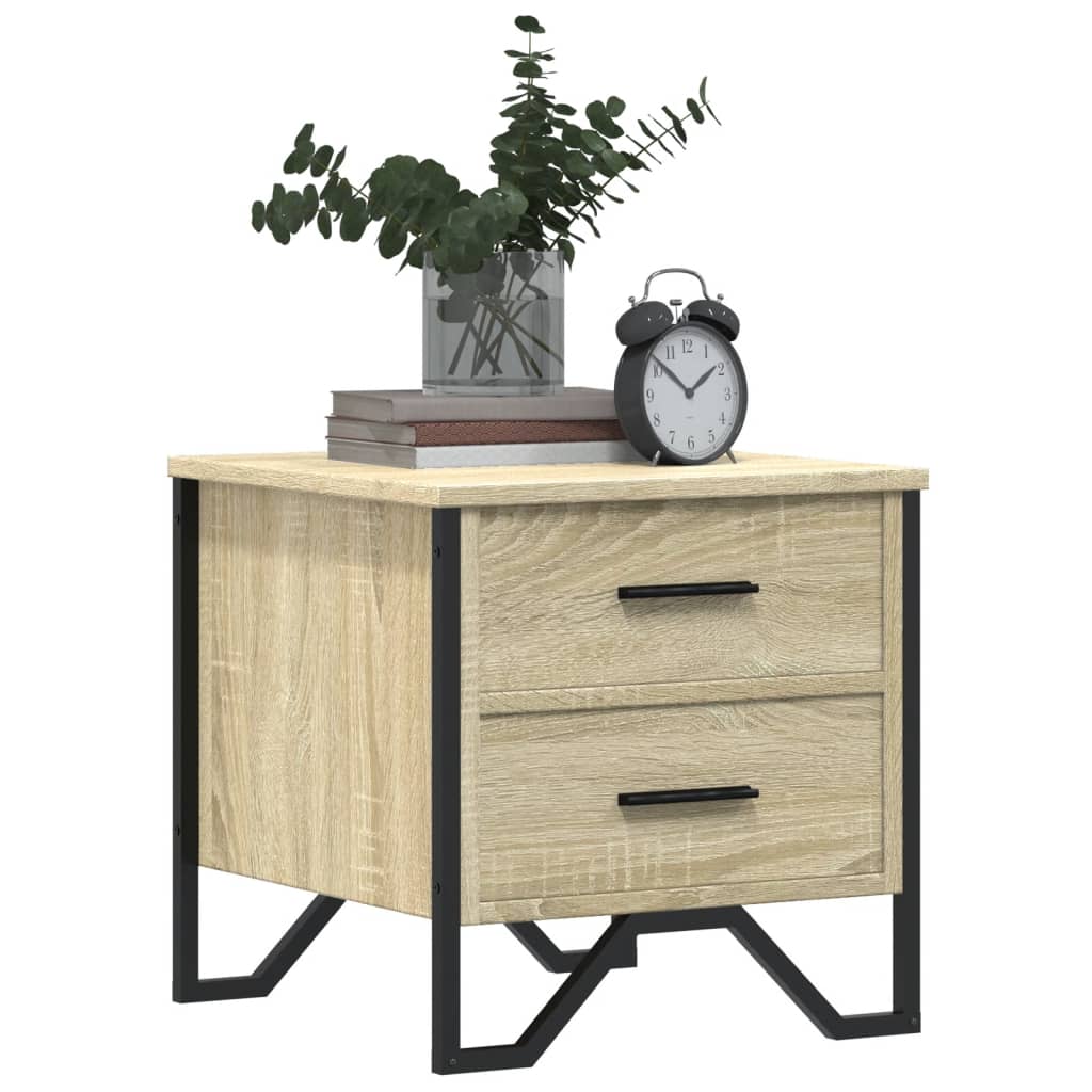 Bedside Cabinets 2 pcs Sonoma Oak 40x41x40 cm Engineered Wood