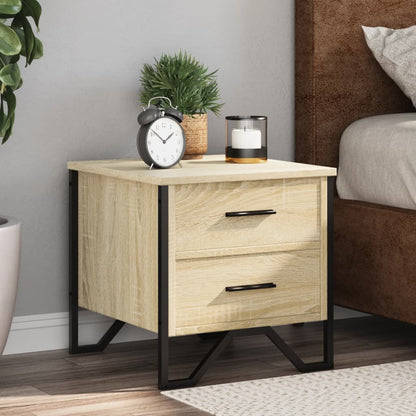 Bedside Cabinets 2 pcs Sonoma Oak 40x41x40 cm Engineered Wood