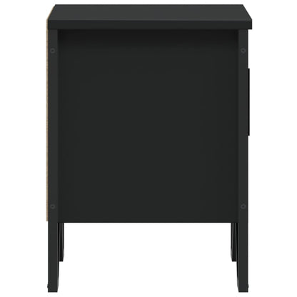 Bedside Cabinet Black 40x30x40 cm Engineered Wood