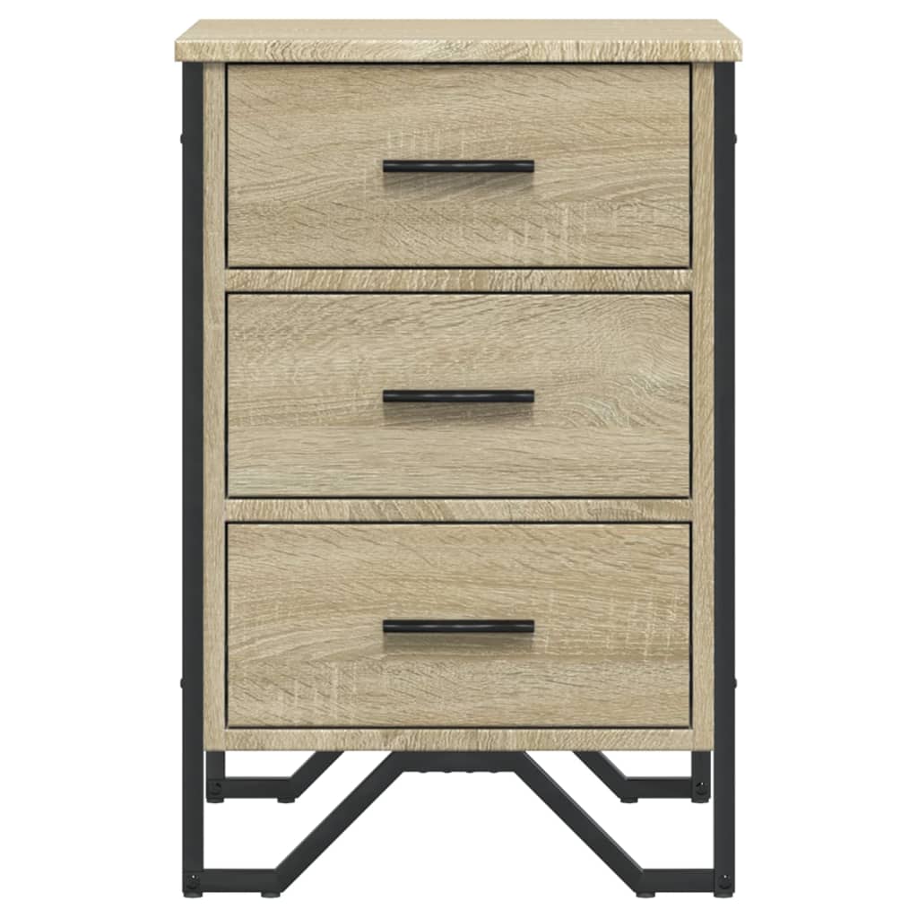 Bedside Cabinet Sonoma Oak 40x41x60 cm Engineered Wood