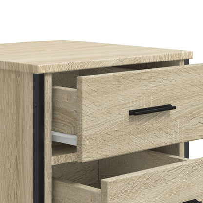 Bedside Cabinet Sonoma Oak 40x41x60 cm Engineered Wood