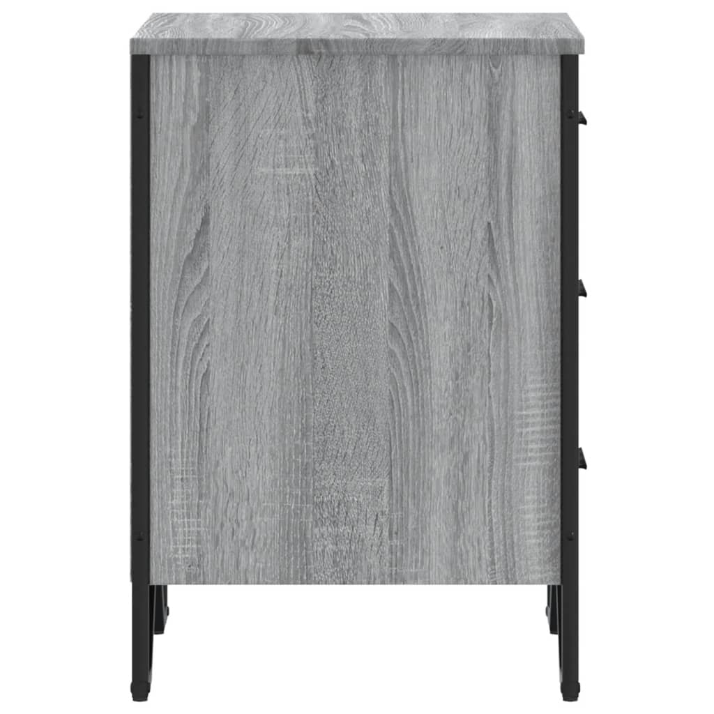 Bedside Cabinet Grey Sonoma 40x41x60 cm Engineered Wood