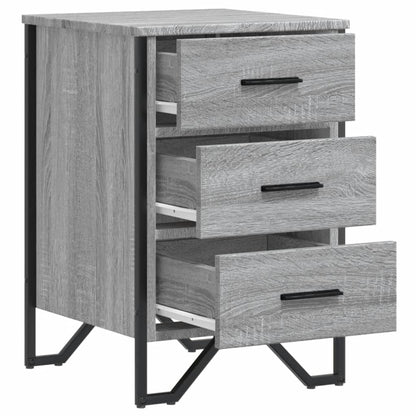 Bedside Cabinet Grey Sonoma 40x41x60 cm Engineered Wood