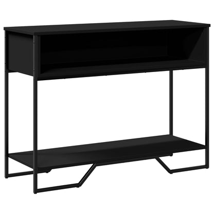 Console Table Black 100x35x74.5 cm Engineered Wood