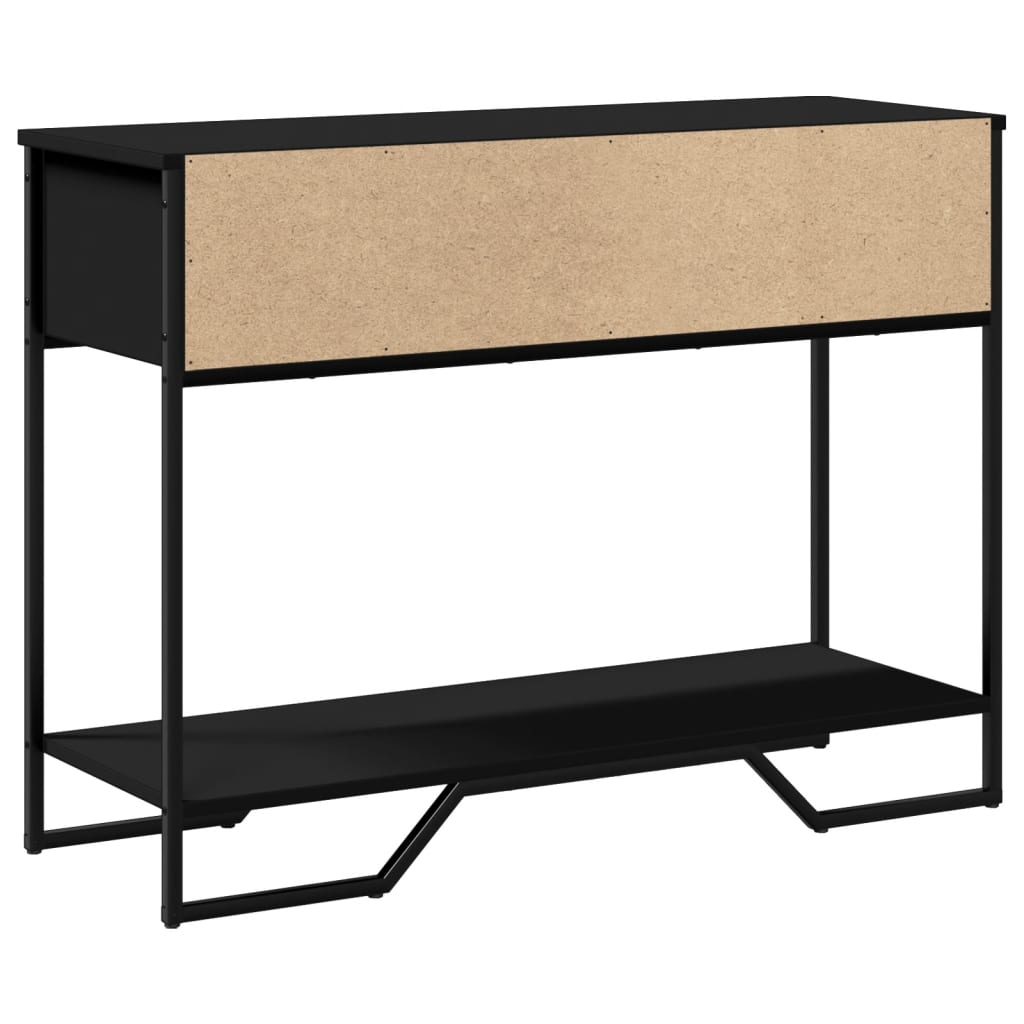 Console Table Black 100x35x74.5 cm Engineered Wood