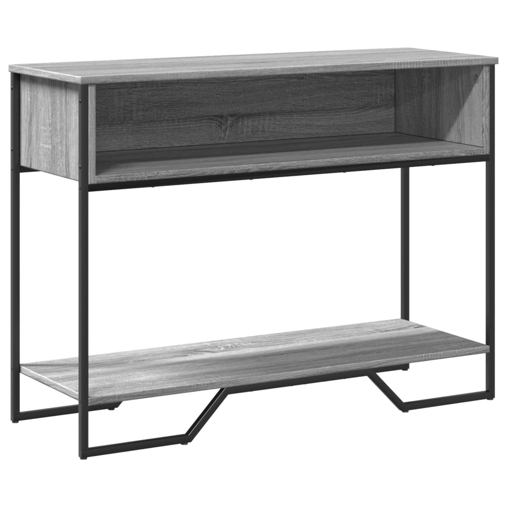 Console Table Grey Sonoma 100x35x74.5 cm Engineered Wood