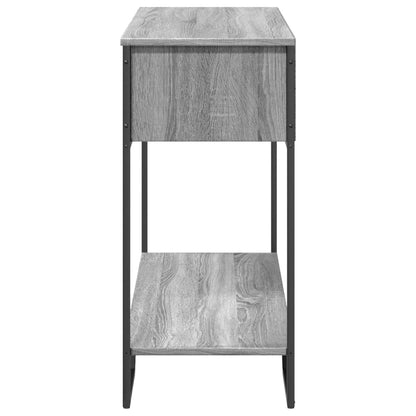 Console Table Grey Sonoma 100x35x74.5 cm Engineered Wood