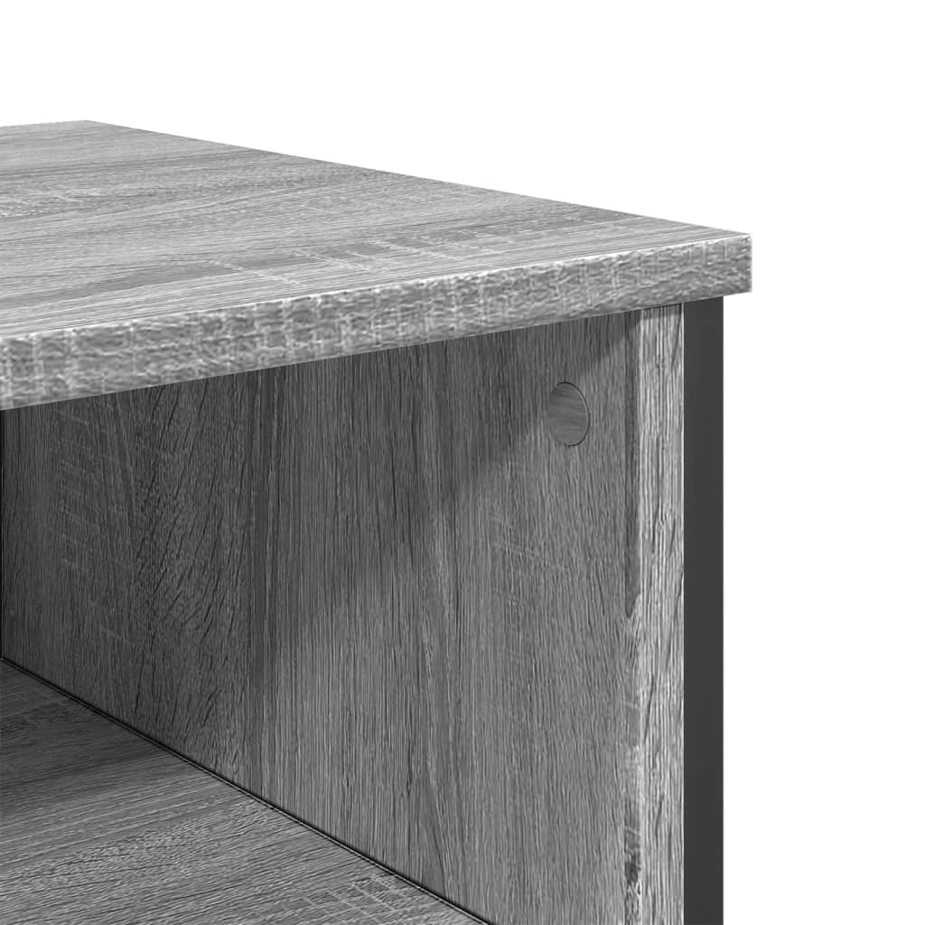 Console Table Grey Sonoma 100x35x74.5 cm Engineered Wood