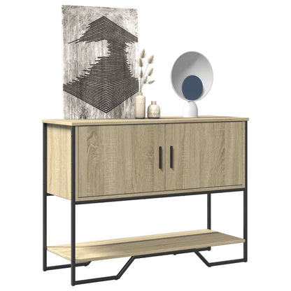 Console Table Sonoma Oak 100x35x74.5 cm Engineered Wood