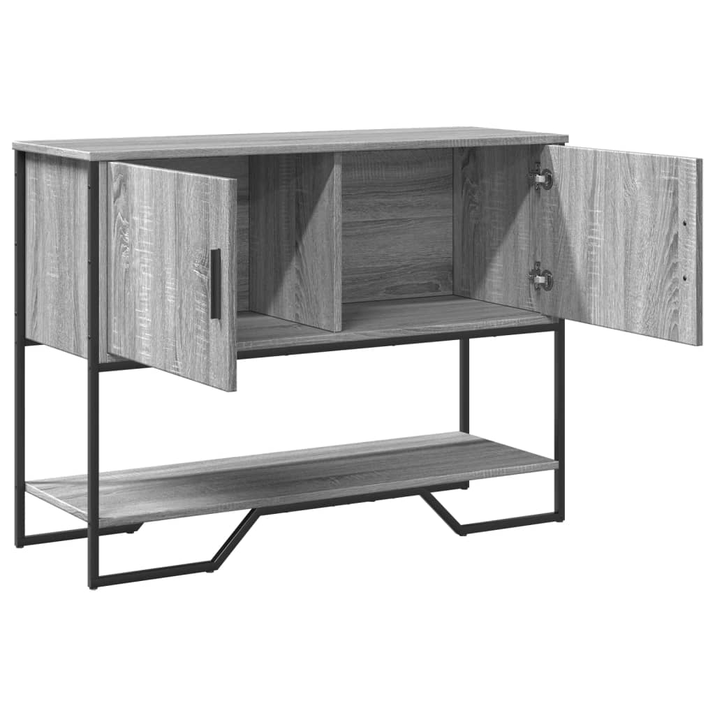 Console Table Grey Sonoma 100x35x74.5 cm Engineered Wood