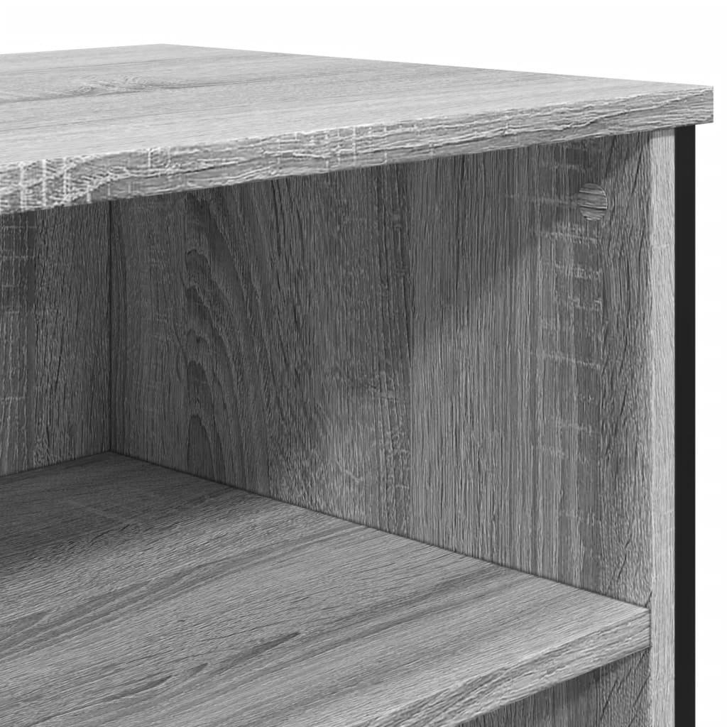 Sideboard Grey Sonoma 101x35.5x74.5 cm Engineered Wood