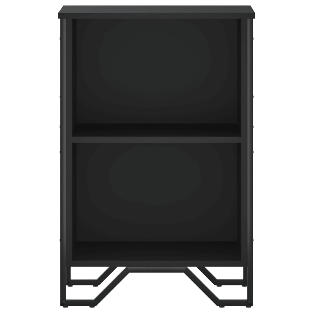 Bookcase Black 50x31x74.5 cm Engineered Wood