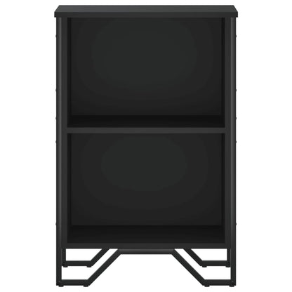 Bookcase Black 50x31x74.5 cm Engineered Wood