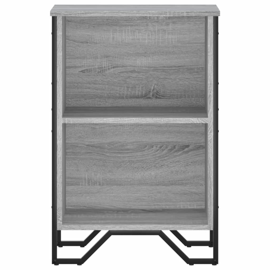 Bookcase Grey Sonoma 50x31x74.5 cm Engineered Wood