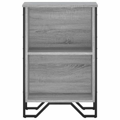 Bookcase Grey Sonoma 50x31x74.5 cm Engineered Wood