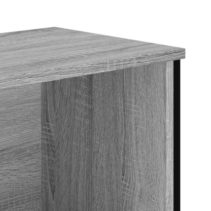 Bookcase Grey Sonoma 50x31x74.5 cm Engineered Wood