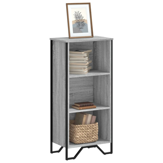 Bookcase Grey Sonoma 50x31x106 cm Engineered Wood