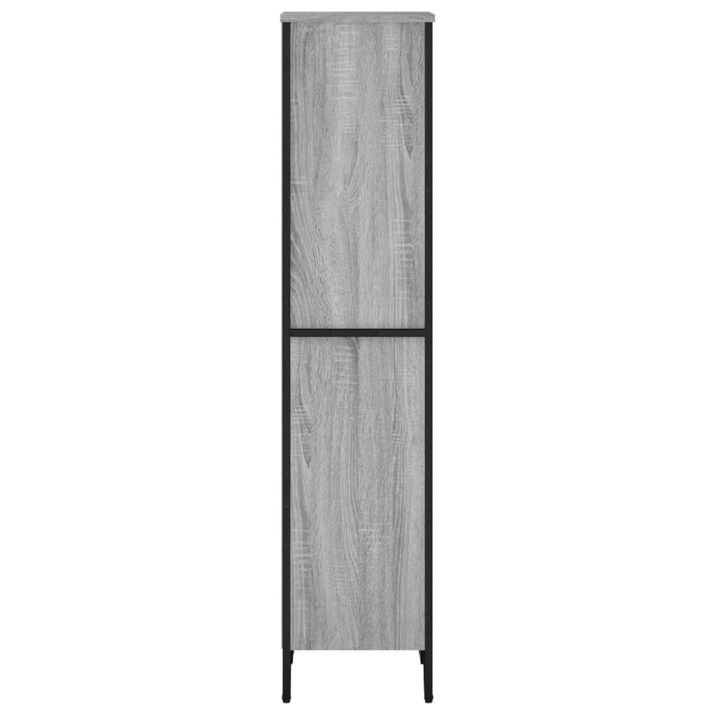 Bookcase Grey Sonoma 50x31x137.5 cm Engineered Wood