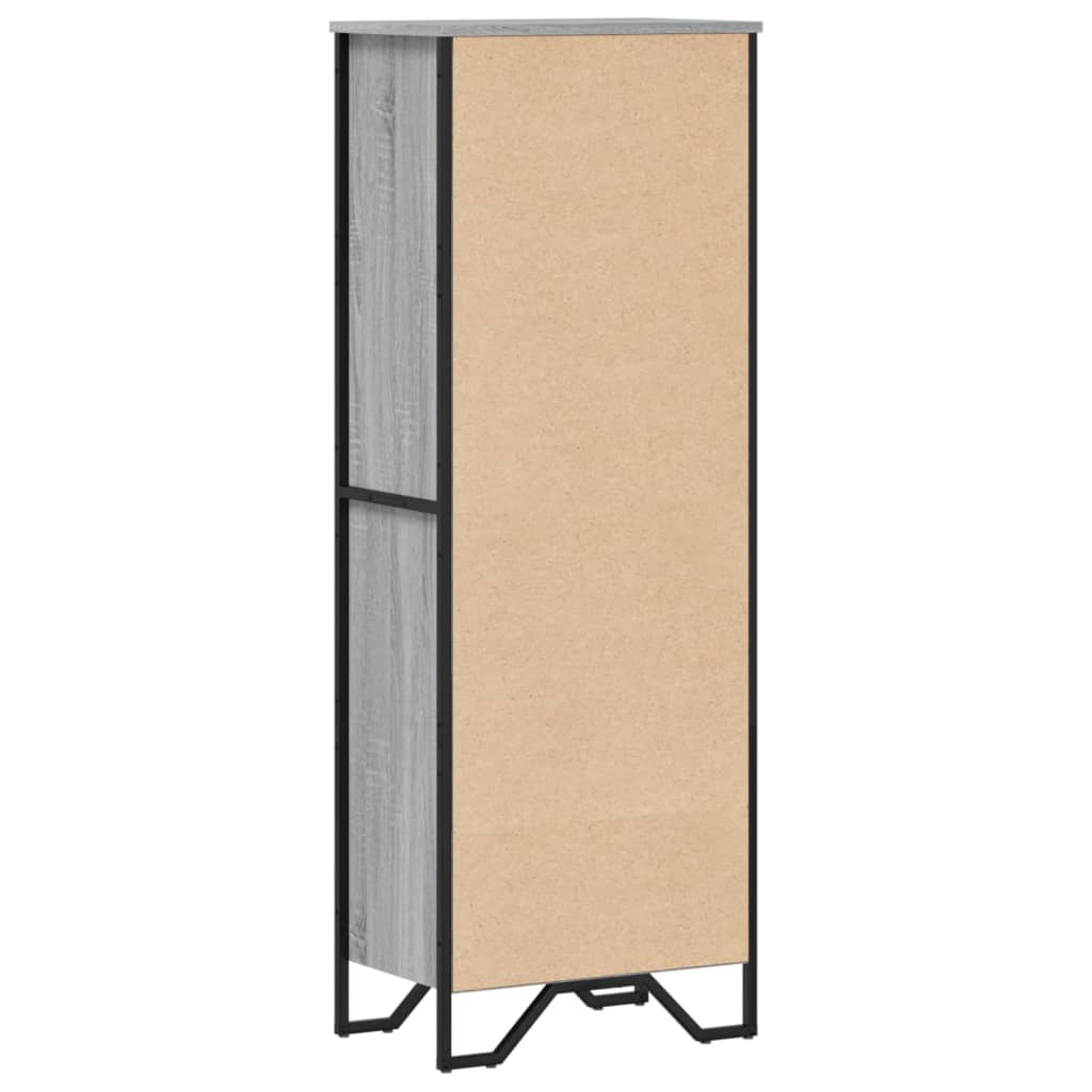 Bookcase Grey Sonoma 50x31x137.5 cm Engineered Wood