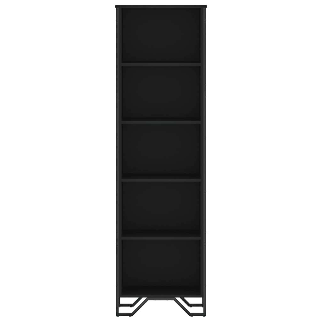 Bookcase Black 50x31x169 cm Engineered Wood