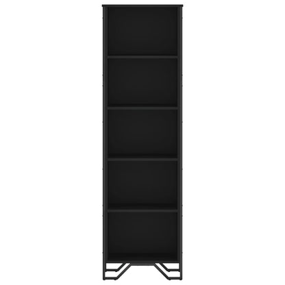 Bookcase Black 50x31x169 cm Engineered Wood