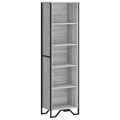 Bookcase Grey Sonoma 50x31x169 cm Engineered Wood