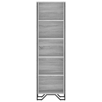 Bookcase Grey Sonoma 50x31x169 cm Engineered Wood