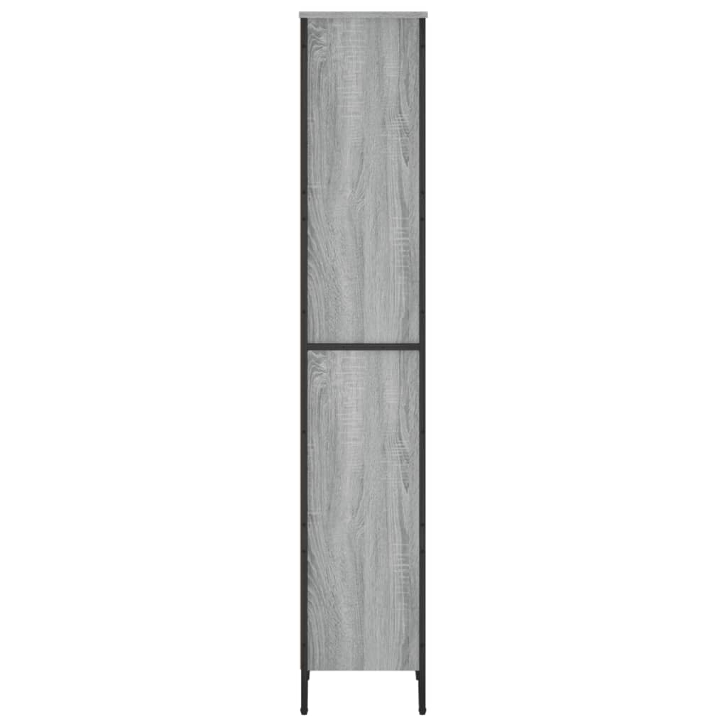 Bookcase Grey Sonoma 50x31x169 cm Engineered Wood