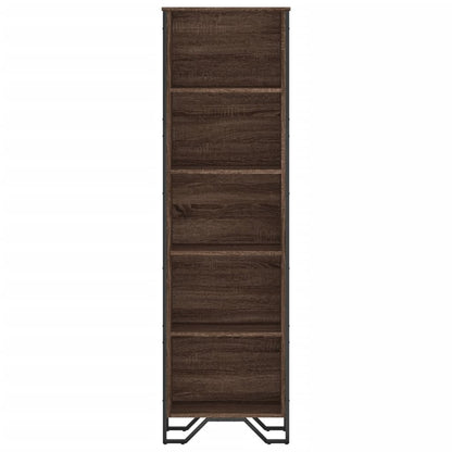 Bookcase Brown Oak 50x31x169 cm Engineered Wood