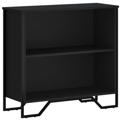 Bookcase Black 80x31x74.5 cm Engineered Wood