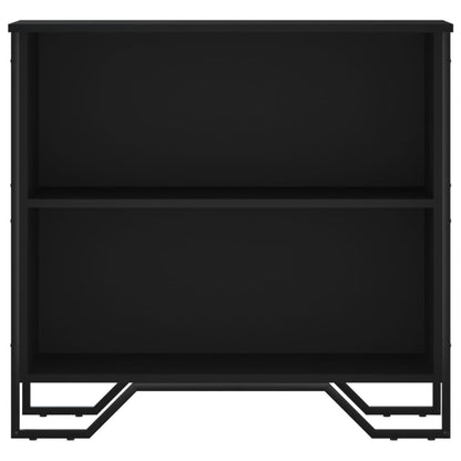 Bookcase Black 80x31x74.5 cm Engineered Wood