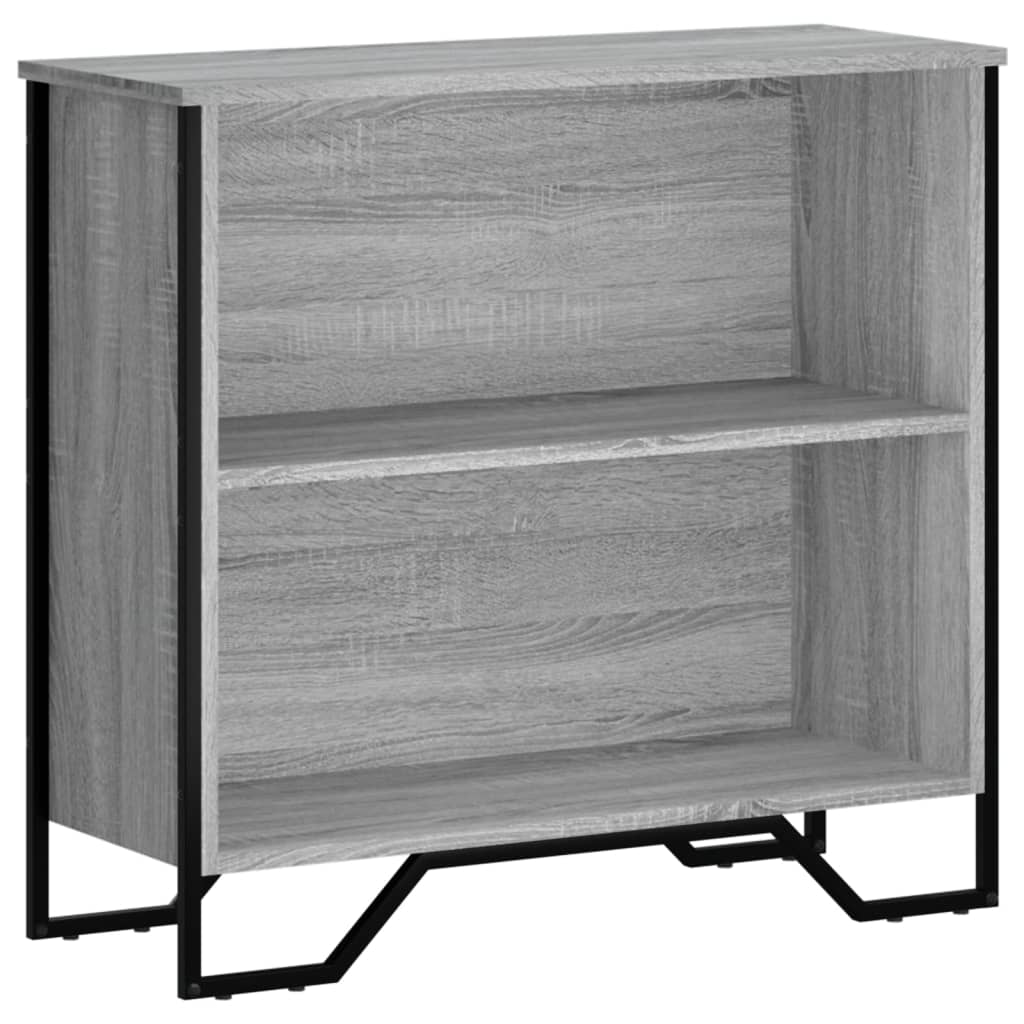 Bookcase Grey Sonoma 80x31x74.5 cm Engineered Wood