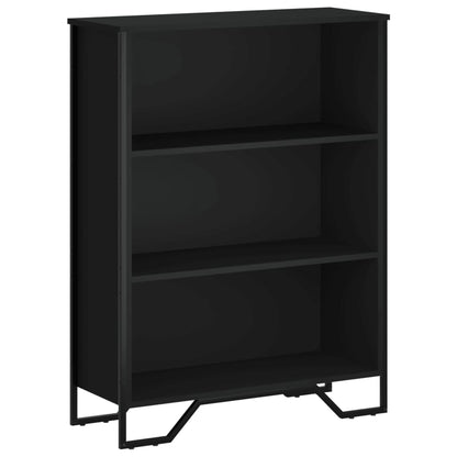 Bookcase Black 80x31x106 cm Engineered Wood