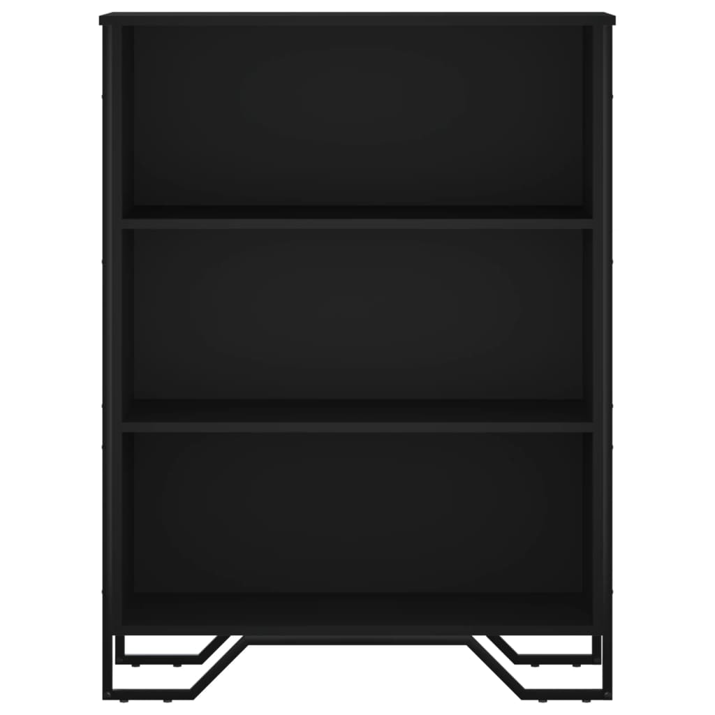 Bookcase Black 80x31x106 cm Engineered Wood