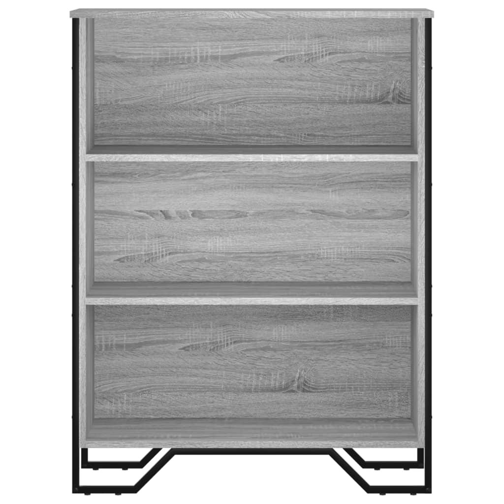 Bookcase Grey Sonoma 80x31x106 cm Engineered Wood