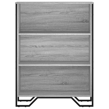 Bookcase Grey Sonoma 80x31x106 cm Engineered Wood