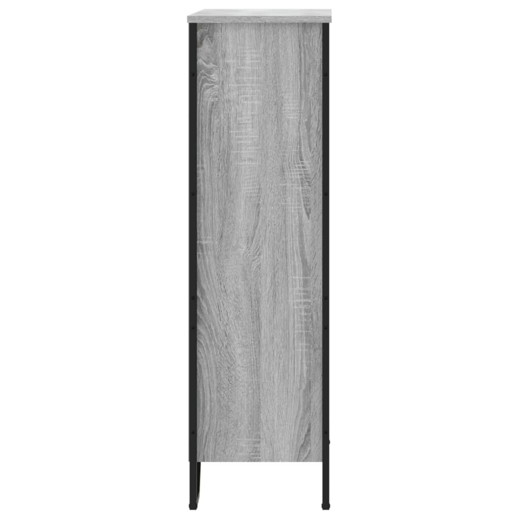 Bookcase Grey Sonoma 80x31x106 cm Engineered Wood