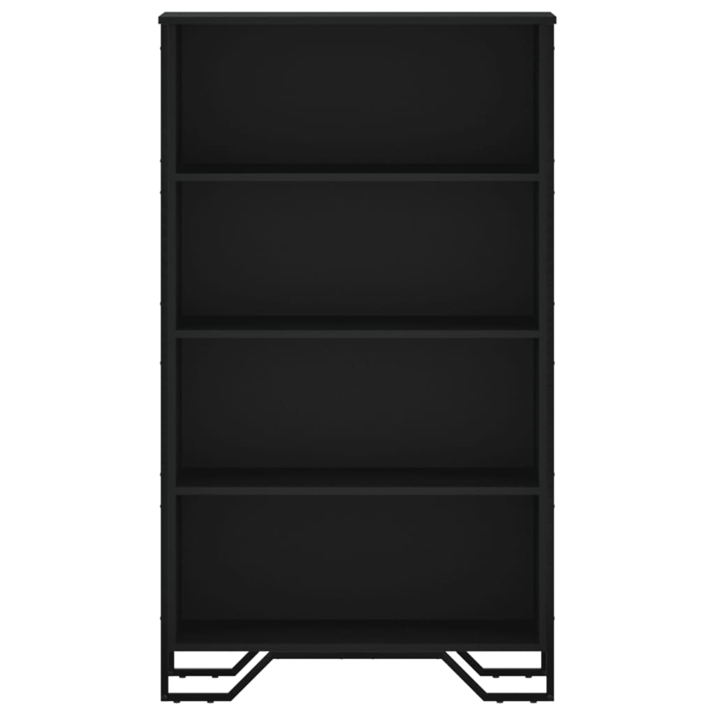 Bookcase Black 80x31x137.5 cm Engineered Wood