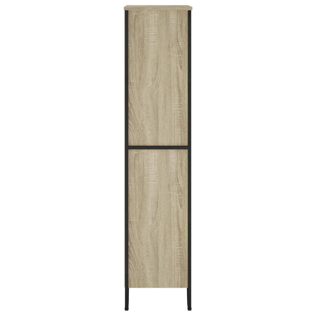 Bookcase Sonoma Oak 80x31x137.5 cm Engineered Wood