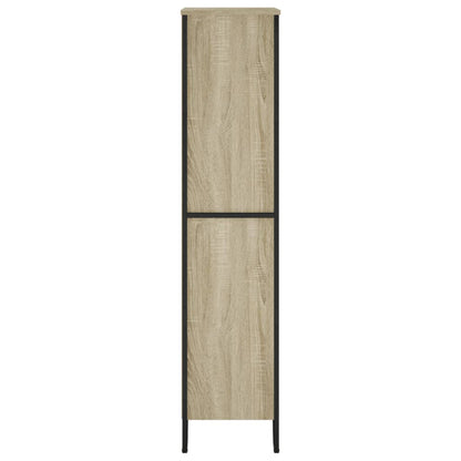 Bookcase Sonoma Oak 80x31x137.5 cm Engineered Wood