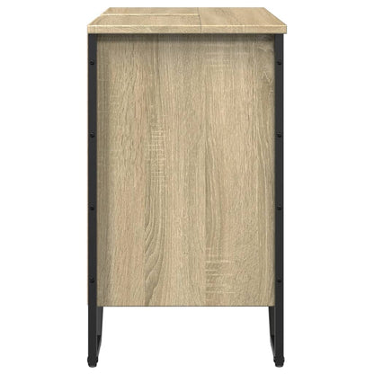 Bathroom Sink Cabinet Sonoma Oak 60x35x60 cm Engineered Wood