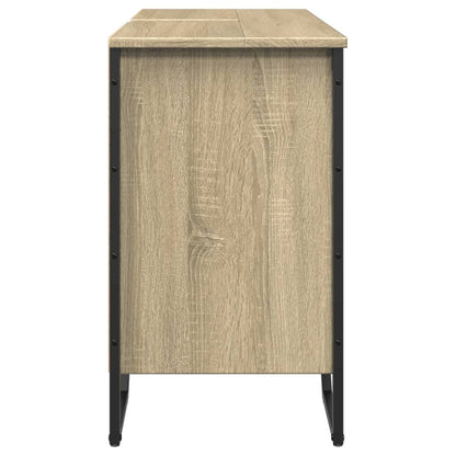 Bathroom Sink Cabinet Sonoma Oak 91x35x60 cm Engineered Wood