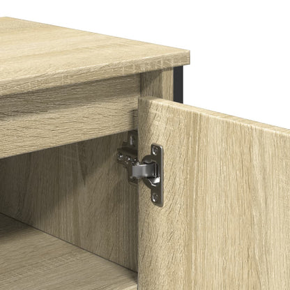 Bathroom Sink Cabinet Sonoma Oak 91x35x60 cm Engineered Wood