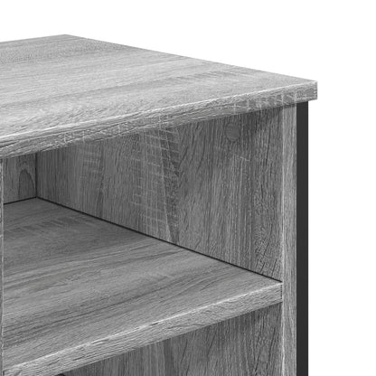 Bathroom Sink Cabinet Grey Sonoma 91x35x60 cm Engineered Wood