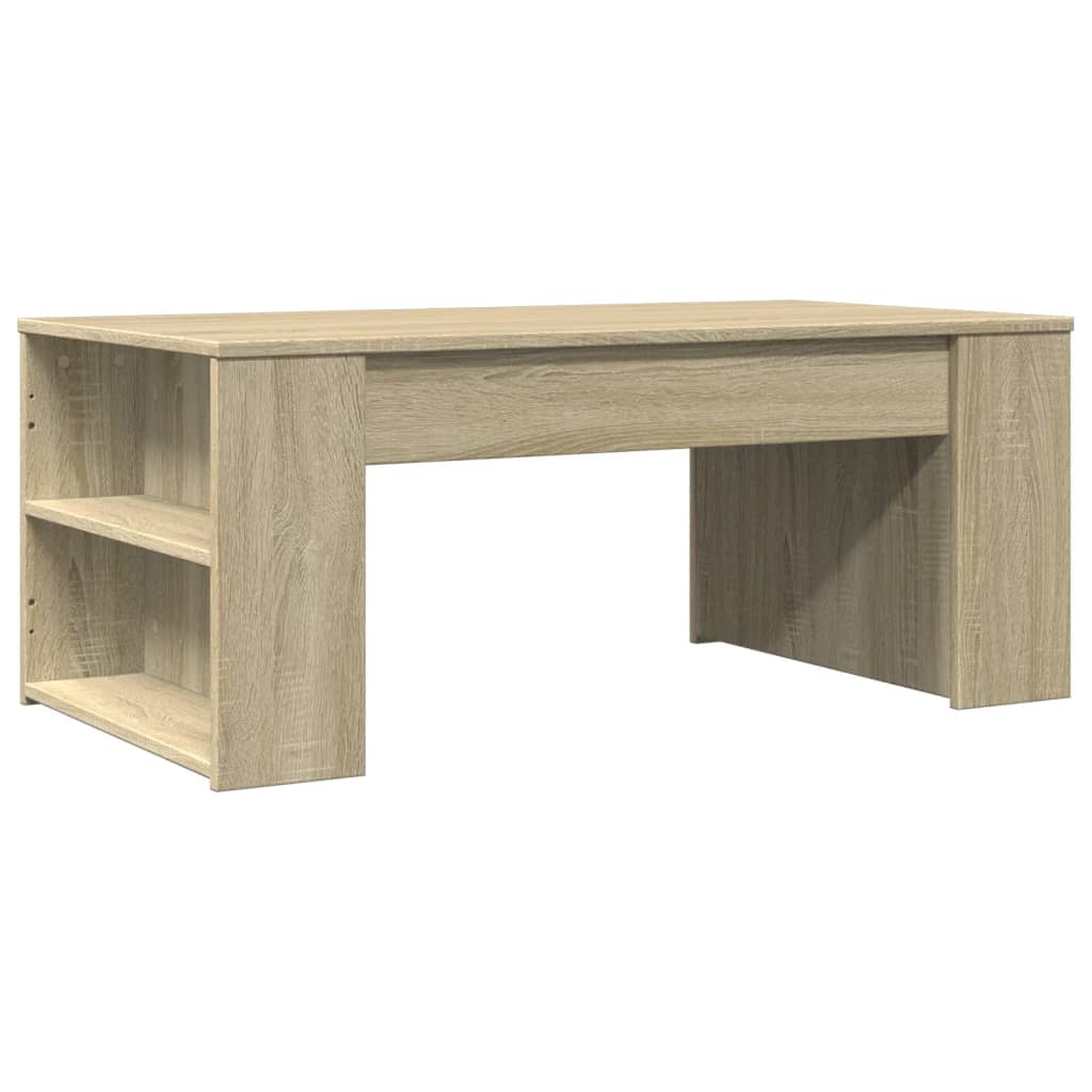 Coffee Table Sonoma Oak 102x55x42 cm Engineered Wood