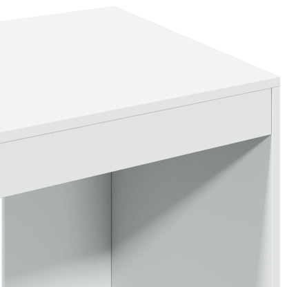 Office Desk White 103.5x56.5x94 cm Engineered Wood