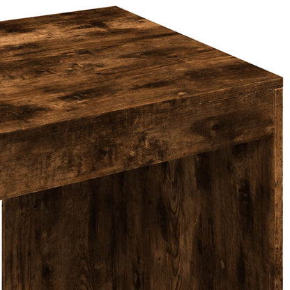 Office Desk Smoked Oak 103.5x56.5x94 cm Engineered Wood