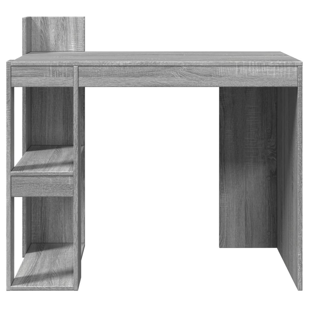 Office Desk Grey Sonoma 103.5x56.5x94 cm Engineered Wood