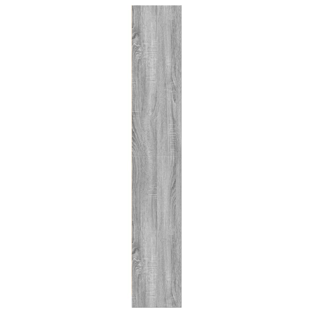 Bookcase Grey Sonoma 57x28.5x174 cm Engineered Wood